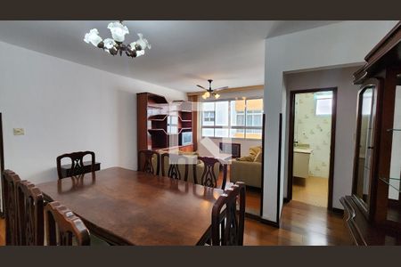 Sala de apartamento para alugar com 3 quartos, 111m² em Marapé, Santos