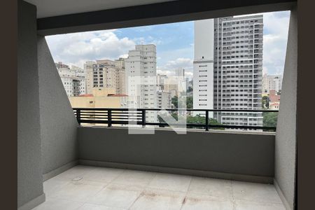 Varanda de kitnet/studio para alugar com 1 quarto, 34m² em Pompeia, São Paulo