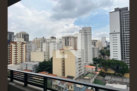 Varanda de kitnet/studio para alugar com 1 quarto, 34m² em Pompeia, São Paulo