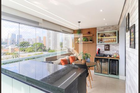 Varanda Gourmet de apartamento à venda com 3 quartos, 92m² em Jardim Dom Bosco, São Paulo