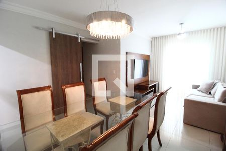 Sala de Jantar de apartamento para alugar com 3 quartos, 82m² em Santa Mônica, Uberlândia