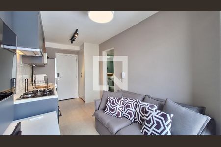 Sala/Cozinha de apartamento à venda com 1 quarto, 28m² em Vila Romana, São Paulo