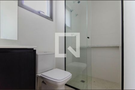 Banheiro de kitnet/studio para alugar com 1 quarto, 25m² em Ipiranga, São Paulo