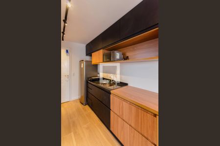 Cozinha de kitnet/studio para alugar com 1 quarto, 25m² em Ipiranga, São Paulo