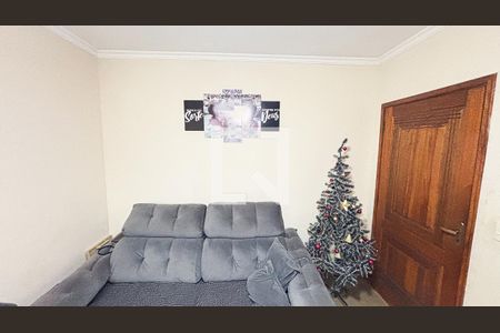 Sala  de casa de condomínio à venda com 2 quartos, 90m² em Vila Humaita, Santo André