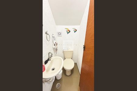 Lavabo de casa de condomínio à venda com 2 quartos, 90m² em Vila Humaita, Santo André