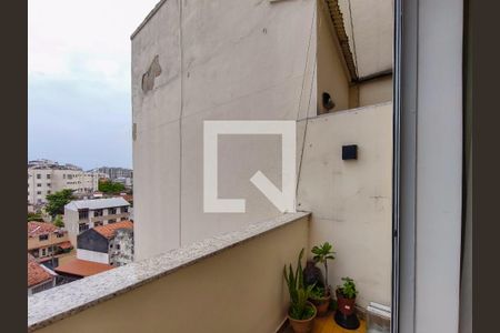 Varanda da Sala de apartamento para alugar com 2 quartos, 60m² em Praça da Bandeira, Rio de Janeiro