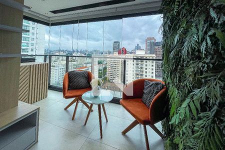 Varanda de apartamento à venda com 2 quartos, 58m² em Pinheiros, São Paulo