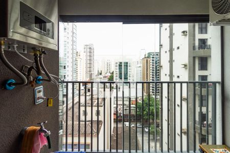 Varanda de apartamento para alugar com 1 quarto, 30m² em Indianópolis, São Paulo