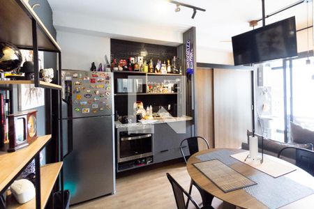 Sala/Cozinha de apartamento para alugar com 1 quarto, 30m² em Indianópolis, São Paulo