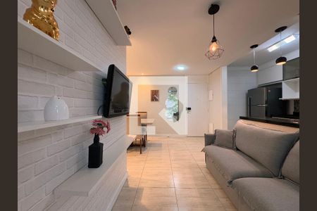 Sala de apartamento para alugar com 2 quartos, 64m² em Jardim, Santo André