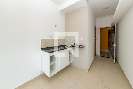 Cozinha de kitnet/studio para alugar com 1 quarto, 15m² em Carlos Prates, Belo Horizonte