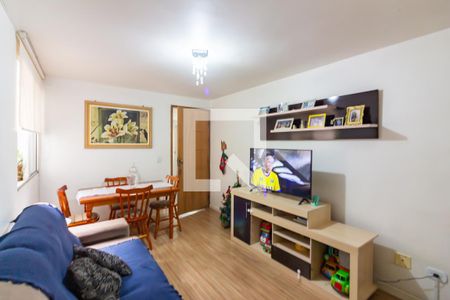 Sala  de apartamento à venda com 2 quartos, 48m² em São Pedro, Osasco