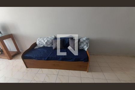 Sala de apartamento para alugar com 1 quarto, 55m² em Boqueirão, Praia Grande