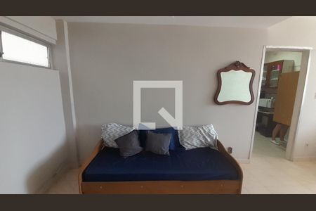 Sala de apartamento para alugar com 1 quarto, 55m² em Boqueirão, Praia Grande