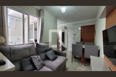 Sala de apartamento à venda com 2 quartos, 45m² em Santa Terezinha, Santo André