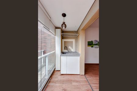 Varanda da Sala de apartamento à venda com 1 quarto, 35m² em Ipiranga, São Paulo