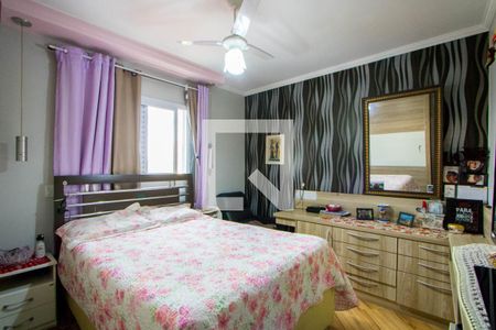 Quarto 1 - Suíte de apartamento à venda com 3 quartos, 63m² em Vila Helena, Santo André