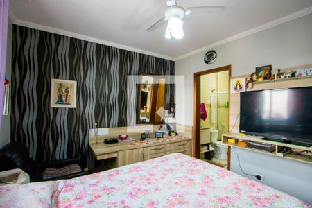 Quarto 1 - Suíte de apartamento à venda com 3 quartos, 63m² em Vila Helena, Santo André