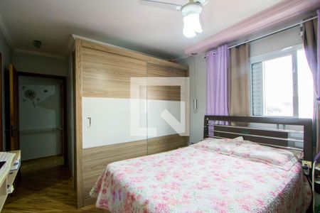 Quarto 1 - Suíte de apartamento à venda com 3 quartos, 63m² em Vila Helena, Santo André