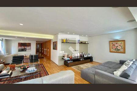 sala de apartamento à venda com 4 quartos, 240m² em Sion, Belo Horizonte