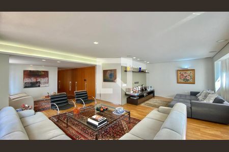 sala de apartamento à venda com 4 quartos, 240m² em Sion, Belo Horizonte