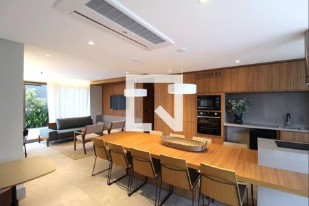 Apartamento para alugar com 45m², 1 quarto e 1 vaga Apartamento para alugar com 45m², 1 quarto e 1 vagaÁrea comum - Salão de festas