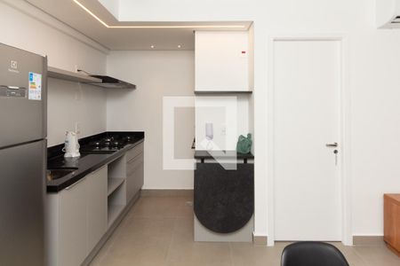 Sala/Cozinha de apartamento para alugar com 1 quarto, 45m² em Indianópolis, São Paulo