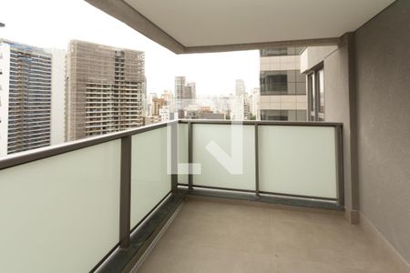 Varanda da Sala de apartamento para alugar com 2 quartos, 91m² em Indianópolis, São Paulo