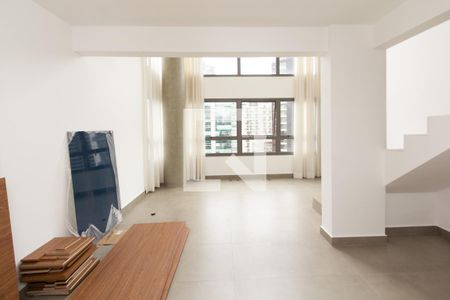 Sala de apartamento para alugar com 2 quartos, 91m² em Indianópolis, São Paulo