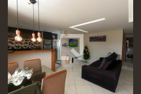 sala  de casa à venda com 2 quartos, 78m² em Novo Horizonte, Betim