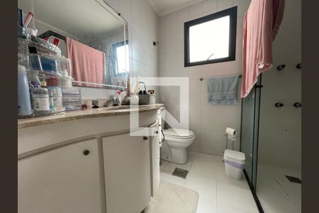 Banheiro da Suíte de apartamento à venda com 3 quartos, 114m² em Vila Indiana, São Paulo