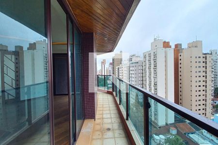 Varanda da Sala  de apartamento para alugar com 4 quartos, 233m² em Cambuí, Campinas