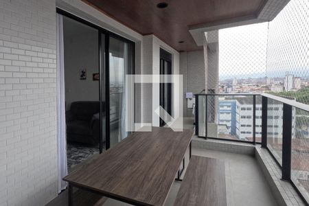 Varanda Gourmet  de apartamento para alugar com 1 quarto, 54m² em Boqueirão, Santos