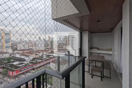 Varanda Gourmet  de apartamento para alugar com 1 quarto, 54m² em Boqueirão, Santos