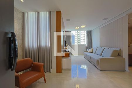 Sala de apartamento à venda com 3 quartos, 170m² em Lourdes, Belo Horizonte