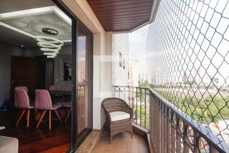 Varanda  de apartamento à venda com 3 quartos, 120m² em Vila Santo Estevão, São Paulo