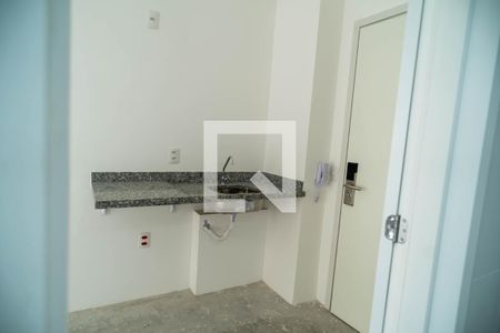 Cozinha de kitnet/studio à venda com 1 quarto, 26m² em Lapa, São Paulo