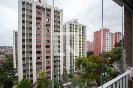 Varanda da Sala de apartamento à venda com 3 quartos, 68m² em Jardim Melo, Diadema