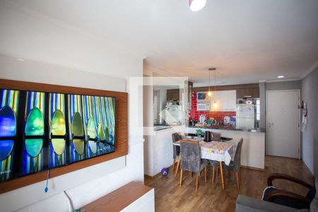 Sala de apartamento à venda com 3 quartos, 68m² em Jardim Melo, Diadema