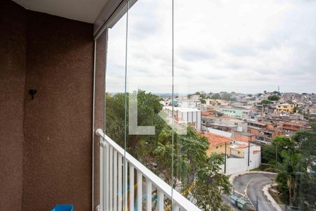 Varanda da Sala de apartamento à venda com 3 quartos, 68m² em Jardim Melo, Diadema