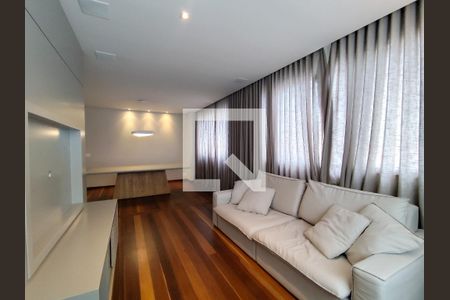 Sala de apartamento à venda com 3 quartos, 126m² em Luxemburgo, Belo Horizonte