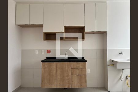 Cozinha de apartamento para alugar com 2 quartos, 42m² em Barra Funda, São Paulo