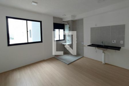 Sala/Cozinha de apartamento para alugar com 1 quarto, 40m² em Jardim Ipaussurama, Campinas