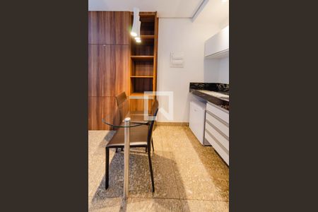 Sala/Cozinha de kitnet/studio à venda com 1 quarto, 29m² em Estoril, Belo Horizonte