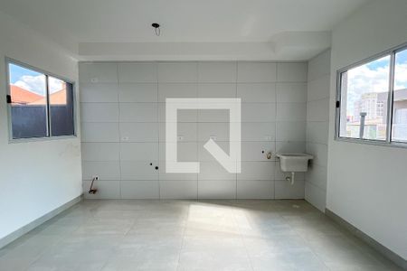 Sala/Cozinha de apartamento para alugar com 1 quarto, 39m² em Vila Mangalot, São Paulo