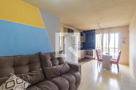 Sala/Cozinha de apartamento para alugar com 2 quartos, 49m² em Nossa Chácara, Gravataí