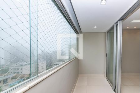 Varanda da Sala de apartamento à venda com 4 quartos, 121m² em Buritis, Belo Horizonte