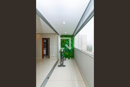 Varanda da Sala de apartamento à venda com 4 quartos, 121m² em Buritis, Belo Horizonte