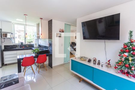 Sala de apartamento à venda com 3 quartos, 62m² em Cachoeirinha, Belo Horizonte